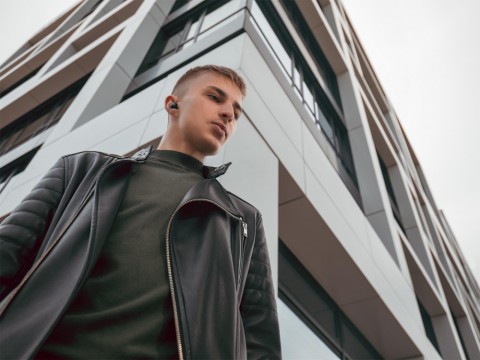 LAMAX Dots2 Touch Black TWS Érintőgombos vezeték nélküli fülhallgató fekete